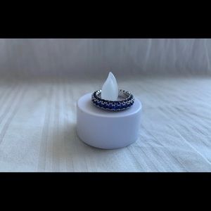 Size 6 | Blue & Silver Ring